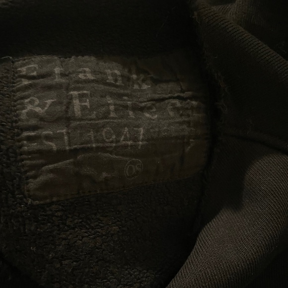 Frank & Eileen Top Audrey Funnel Neck Capelet Triple Fleece Black - Picture 5 of 6